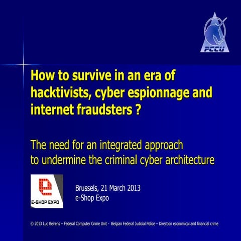 20130321 Cybercrime threats on e-commerce online shops