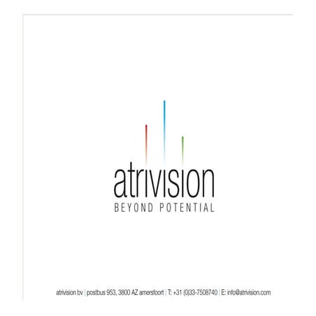 Atrivision Talent Management Benchmark 2013
