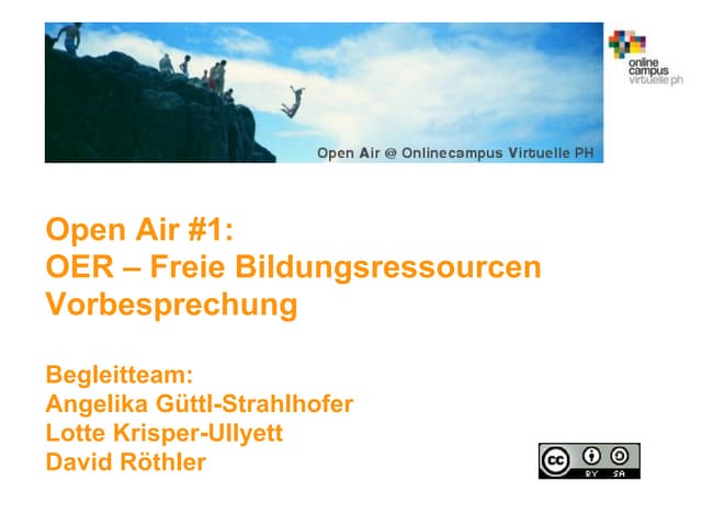 Open Air#1- Vorbesprechung
