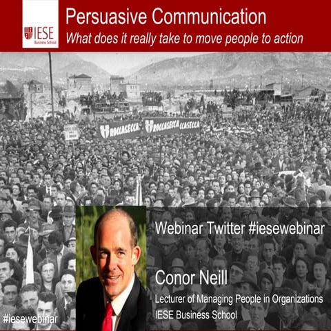 IESE Develop Your Communication Skills Webinar 12 April 2013