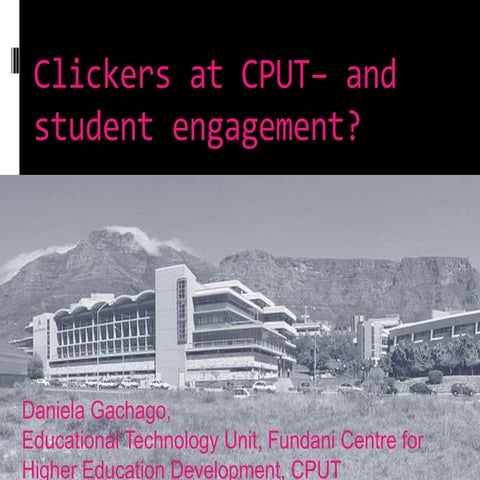 Clickers at CPUT