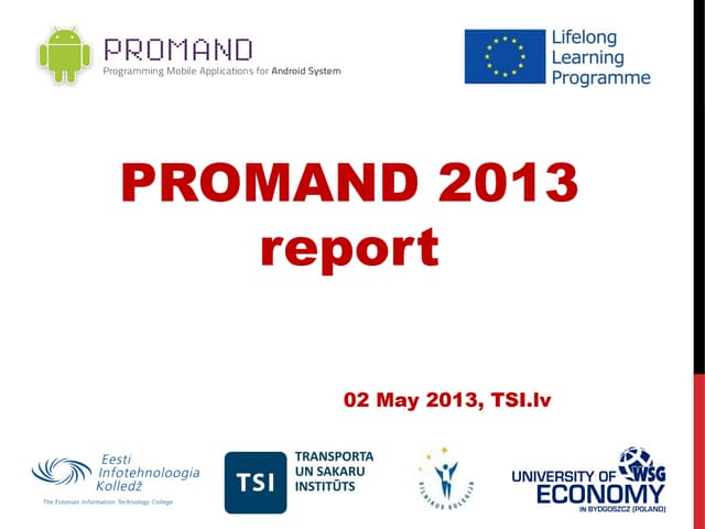 PROMAND IP Report 2013 May TSI.lv