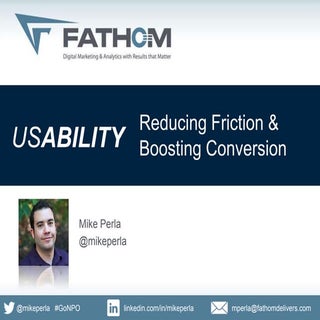 Usability for Nonprofits: Reducing ...