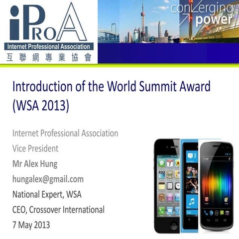 WSA Presentation | PPT