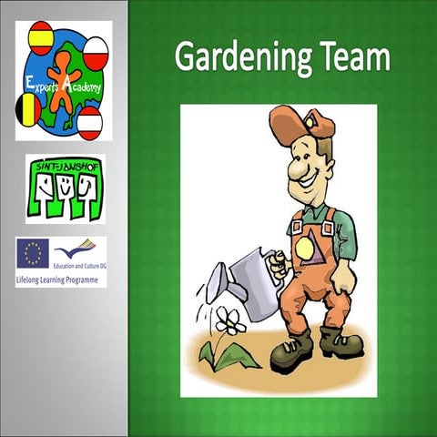 Presentation about gardening in Belgium