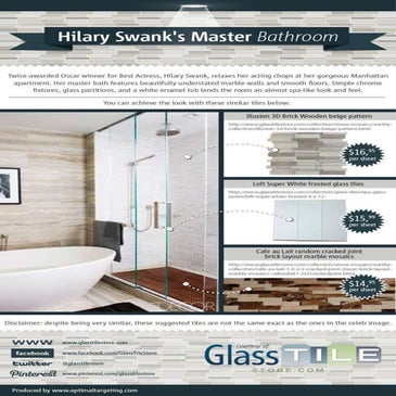 Hillary Swank's Master Bathroom