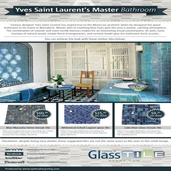 Yves Saint Laurent's Master Bathroom