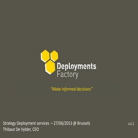 Simplifying Strategy Deployment in Complex Business Environments | PDF