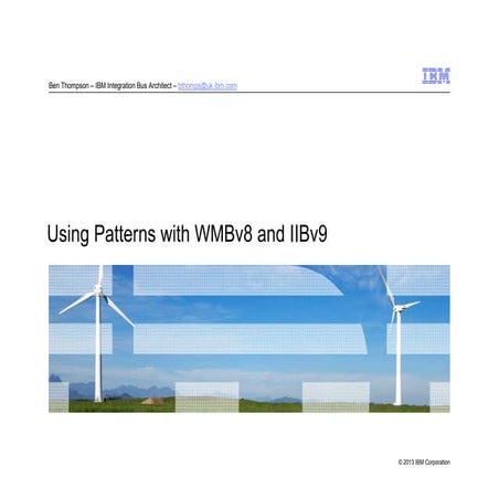 201307   esb01 - iib v9 patterns