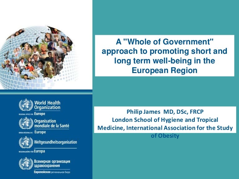 a whole of government approach to promoting short and long term wel