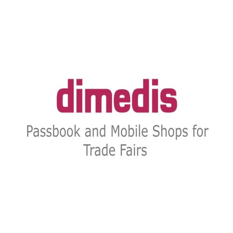  Passbook and mobile shops for trade fairs 