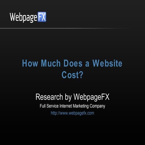 How Much Does A Website Cost in 2013-2014?