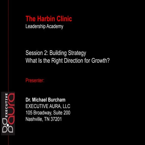 Harbin Clinic Presentation | Part 2