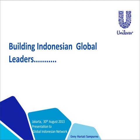 GI Net 12 - Building Indonesian Global Leaders | Unilever Indonesia