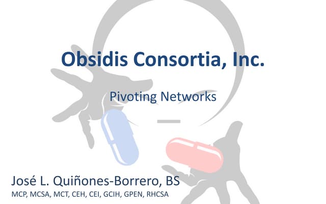 Pivoting Networks - CSSIG Presentation