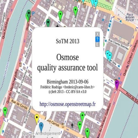 Osmose, quality assurance tool