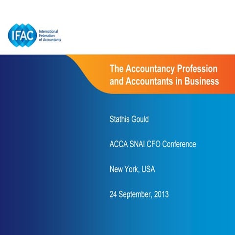 The Accountancy Profession and Accountants in Business