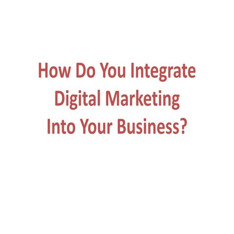 Integrate Digital Marketing into Your Business: Martin Randall at SMECC - 201...