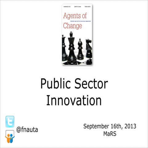 Alessandro Fusacchia - Innovation in Public Administration | PDF