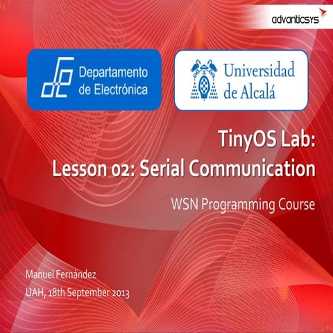 TinyOS Course 02 Serial Communication