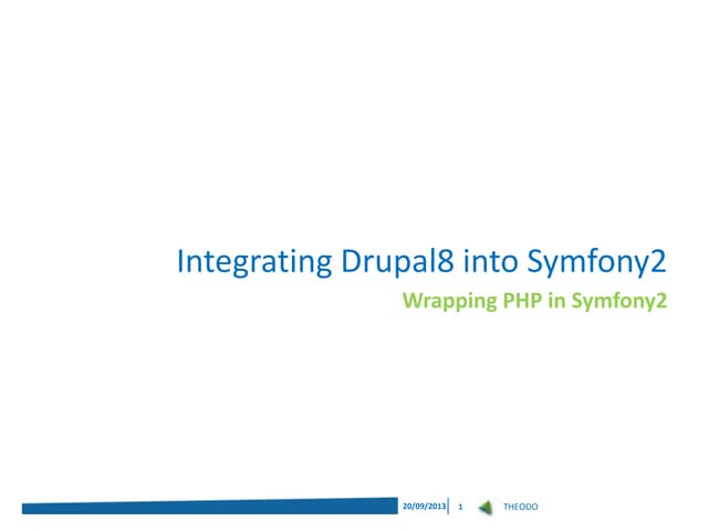 Integrating Drupal 8 into Symfony 2