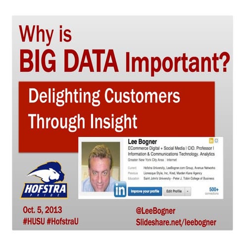 Why is Big Data Important?