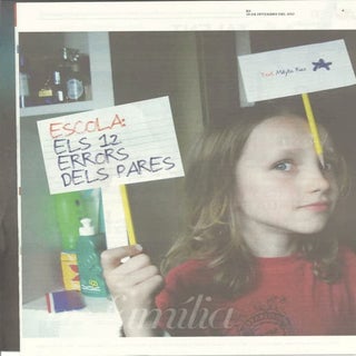 Escola:Els 12 errors dels pares