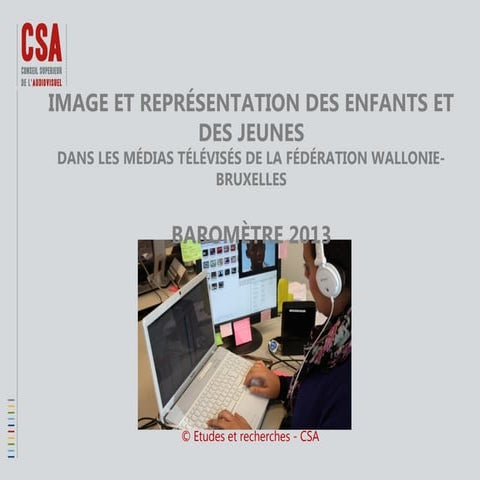 baromètre jeunes & médias 2013 