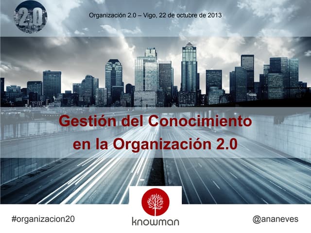 Gestión del Conocimiento en la Organización 2.0