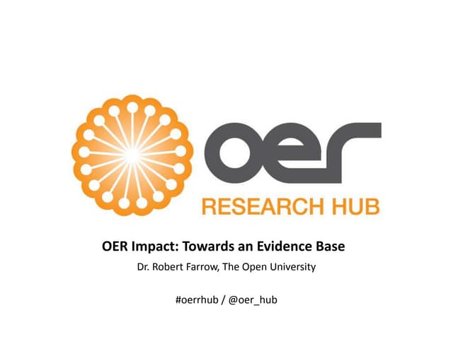Evidence of OER Impact