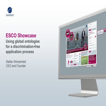 ESCO Showcase Using global ontologies for a discrimination-free application process