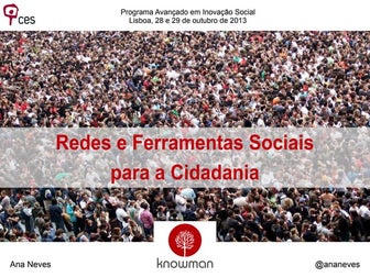 Rede e Ferramentas Sociais para a Cidadania