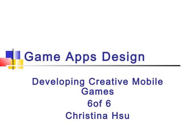 20131105 concepts of game design