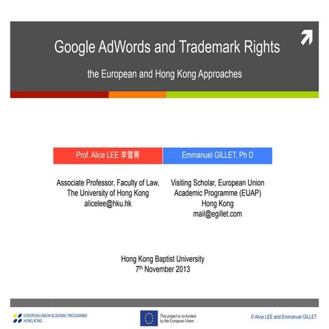 2013 11 07 google adwords and trademark rights alice lee and emmanuel gillet