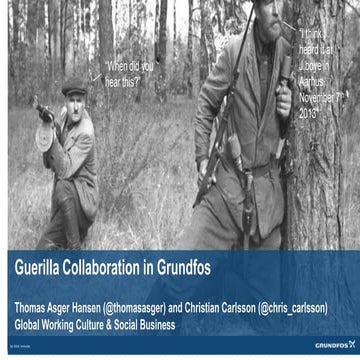 Social Collaboration at Grundfos