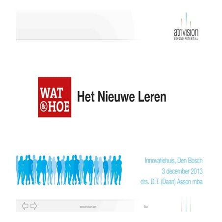 Het Nieuwe Leren implementeren (Atrivision)