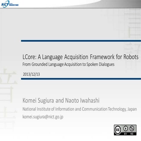 Language acquisition framework for robots: From grounded language acquisition...