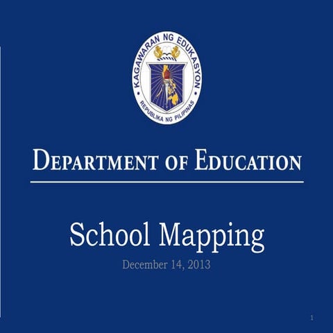 DepEd's Schools Mapping Initiative