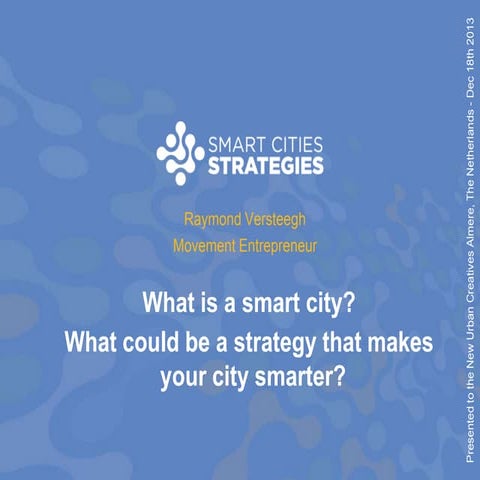 strategies that make your city smarter - smart city - smart city wheel boyd c...