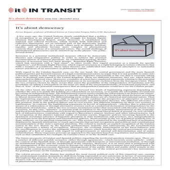 It's About Democracy (IT In Transit #22)