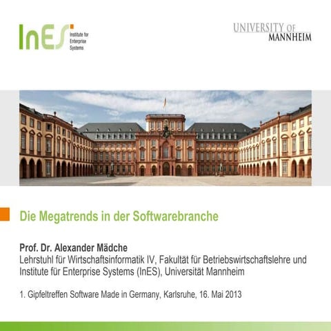 Die Megatrends in der Softwarebranche