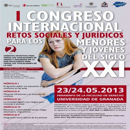 Actas del I Congreso Internacional: Retos sociales y jurídicos para los menores y jóvenes del siglo XXI