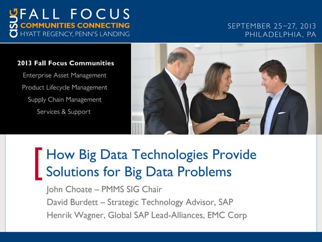 Big data/Hadoop/HANA Basics
