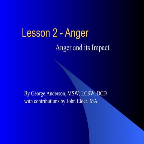  2013 am home study_lesson 2 - about anger
