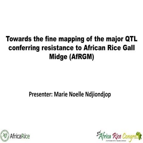 Th1_Towards the fine mapping of the major QTL conferring resistance to Africa...