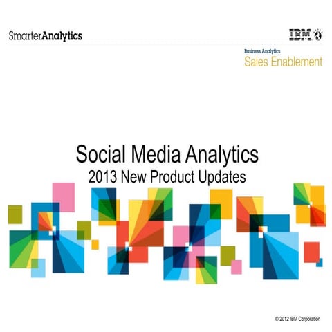 IBM Cognos Social Media Analytic Solution - G A InfoMart