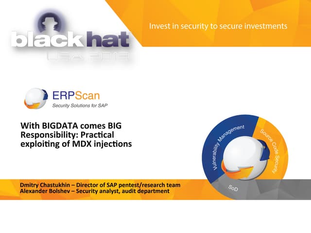 With big data comes big responsibility
