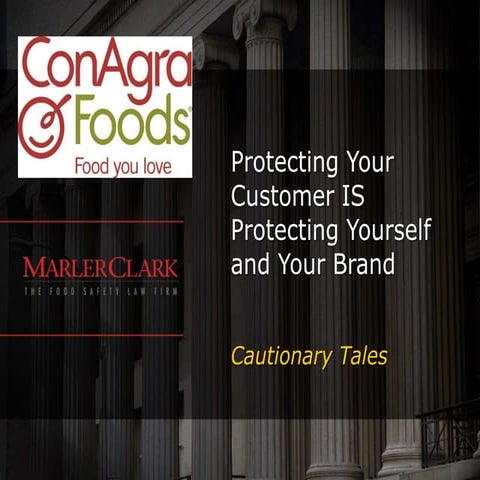 2013 Food Safety Presentation for ConAgra Foods | PPT