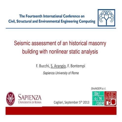Seismic assessment of historical masonry buildings with nonlinear static anal...