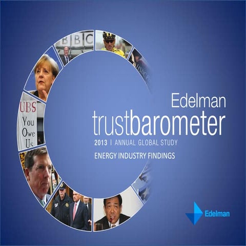 Edelman Trust Barometer: Global Energy Industry 